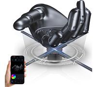 HAVisikr Ventilador de holograma 3D, 2000 x 1444 PX, resolución 722 cuentas LED HD, proyector holográfico de publicidad de video, compatible con aplicación + audio Bluetooth + WiFi (24.4 pulgadas 16G)