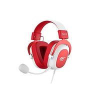 havit Auriculares HV-H2002d Rojo, Gamer, con micrófono, Altavoz de 53 mm, Enchufe de 3,5 mm: Compatible con Xbox One y PS4, HV-H2002d, Color Rojo y Blanco