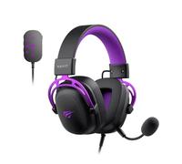 Havit Auriculares para Juegos H2002C+U - Sonido Envolvente Virtual 7.1, Controlador de 53 mm, micrófono Desmontable con cancelación de Ruido, conectividad USB y 3,5 mm, cómodo diseño sobre la Oreja