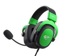 Havit Gamenote H2002D - Auriculares para videojuegos con micrófono, color verde y negro