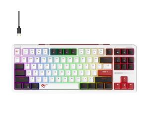 Havit Gamenote KB902L RGB - Teclado mecánico para gaming, color rojo