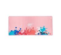 Havit gamenote pink taboo gaming mouse mat xxl rosa con parte inferior