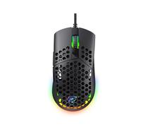 Havit MS1036 RGB - Ratón programable para juegos, color negro