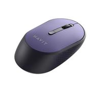 Havit MS78GT - Ratón inalámbrico serie PC, color morado y negro