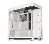 HAVN HS 420 ATX Mid Tower - Carcasa para PC de doble cámara, color blanco, diseño híbrido, ventiladores de 11 x 140 mm y 3 soportes de radiador de 420 mm, gestión de cables SimpliCable, vidrio