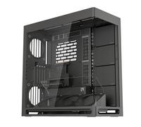 HAVN HS 420 VGPU Dual Chamber ATX Mid Tower PC Case Black | PCIe 5.0 Vertical GPU Kit, 11x 140mm Fans & 3X 420mm Radiator Support, SimpliCable Management, Vidrio Templado, PWM Fan Hub
