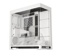 HAVN HS 420 VGPU Dual Chamber ATX Mid Tower PC Case White | PCIe 5.0 Vertical GPU Kit, 11 x 140 mm Ranuras para Ventilador y 2 x 420 mm Soporte de radiador, gestión de Cables SimpliCable, Vidrio