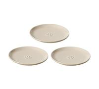 Havniva Juego de 3 Cuencos de cerámica para Gatos de 6.1 Pulgadas de Ancho, Aptos para Gatos, para Interiores, Comida húmeda y Seca, antifatiga (3 Unidades)