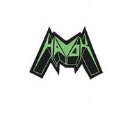 Havok Thrash - Parche de metal verde bordado para planchar