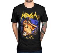 Havok Time is Up T Shirt Candlelight Records Trash Metal Black Short Sleeve tee Tops Design Printed T Shirt Harajuku Cartoon T Shirts