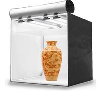 HAVOX Estudio Fotográfico HPB-60XD - 60x60x60cm - Lightbox LED 26000lm 240 LED - Caja de Luz de Gran Tamaño con 4 Paneles Inclinados - Mini Estudio E-Commerce para Ropa, Calzado y Packshot de Producto