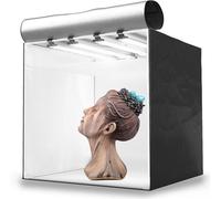 HAVOX Estudio Fotográfico HPB-80XD - 80x80x80cm - Lightbox LED 26000lm 336 LED - Caja de Luz Extra Grande con 4 Paneles Inclinados - Mini Estudio E-Commerce para Ropa, Bolsos y Packshot de Producto