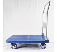 HAVVMK Carro de Plataforma de Alta Resistencia - Plataforma de Acero con Ruedas, Plataforma Plegable y Ligera, Carretilla Manual maniobrable 360° para fácil Transporte y Almacenamiento