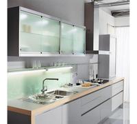 HAWA Clipo 16 GPK IS - Herraje para puertas correderas (1000 x 1400 mm, parte delantera interior), hasta 16 kg