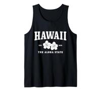 Hawái Aloha State Hibiscus Surf Surfer Maui Kauai Hawaiano Camiseta sin Mangas