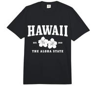 Hawái Aloha State Hibiscus Surf Surfer Maui Kauai Hawaiano Comfort Colors Adult Heavyweight T-Shirt