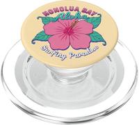 Hawái Honolua Maui Surfers Paradise Surfing Hibiscus PopSockets PopGrip para MagSafe