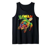 Hawai Tortuga Marina Hawaii Vacaciones Playa Verano Maui Kauai Camiseta sin Mangas