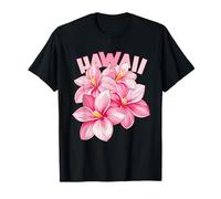 Hawaiano Hibisco Flor Hawaii Maui Kauai Aloha Surfer Camiseta