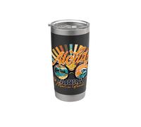 Hawaii Aloha Beach Travel Souvenir 1976 Vintage Birthday Mom Vaso térmico de acero inoxidable de doble pared