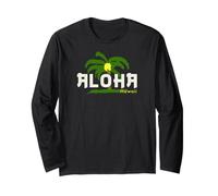 Hawaii Aloha Palm Tree Manga Larga