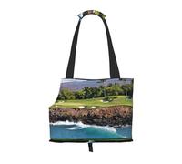 Hawaii Beach Golf Course Print Puppy Carrier Dog Walking Bags Pets Dogs Carrier Bag for Small Dogs and Cat and Rabbit