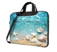 Hawaii Beach Starfish - Maletín para portátil de 15.6 pulgadas, funda para portátil con correa para el hombro, portátil, a prueba de golpes, funda protectora de transporte para computadora portátil