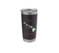Hawaii, bienvenido a. Ahora vete a casa humorístico, divertido, broma Vaso térmico de acero inoxidable de doble pared