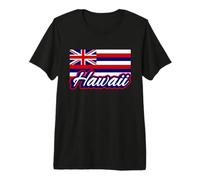 Hawaii Flag The Aloha State Men Women Kids Hawaiian Camiseta Premium