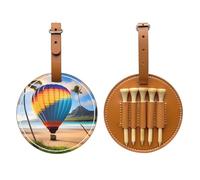 Hawaii Hot Air Balloon - Bolsa de almacenamiento para camisetas de golf, diseño portátil, fácil de organizar, Marrón, One Size