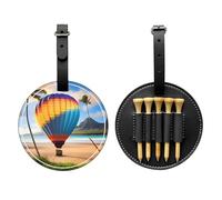Hawaii Hot Air Balloon - Bolsa de almacenamiento para camisetas de golf, diseño portátil, fácil de organizar, Negro -, Talla única