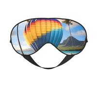 Hawaii Hot Air Balloon - Máscara de ojos suave, unisex, cómoda y transpirable, adecuada para el descanso diario. Te ayuda a entrar rápidamente en un sueño profundo.