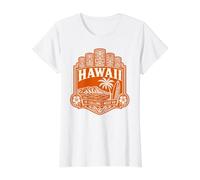 Hawaii is Calling and I Must Go - Camiseta de Regalo de Viaje Camiseta gráfica económica, Mujer, Blanco, S