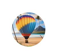 Hawaii - Juego de 4 tarjetas aromáticas para coche, diseño de globo de aire caliente, para colgar en el armario, baño, ambientadores de coche, de larga duración