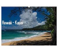 Hawaii - Kauai (Wandkalender 2026 DIN A2 quer), CALVENDO Monatskalender: Die Garten-Insel - Grünes Kleinod im Pazifik