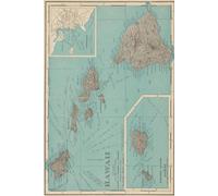 Hawaii Map Journal: Vintage 1898 Map of Hawaii Notebook (Blank Lined Journal, 6"x9" Lined Pages, 120 pages)