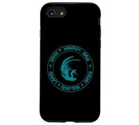 Hawaii, Maui, Molokai, Lanai, Oahu Surfer con Big Wave Carcasa para iPhone SE (2020) / 7/8