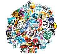 Hawaii pegatinas surf aloha decoracion vinilo surf pegatinas verano surfers tablas de surf summer stickers vsco surfboard pegatina para botellas de agua skate monopatín coche Vans