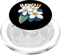 Hawaii Plumeria Frangipani Flower Maui Kauai Aloha Surfer PopSockets PopGrip para MagSafe