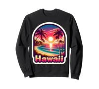 Hawaii Puesta Del Sol Playa Vacaciones De Verano Isla De Sudadera