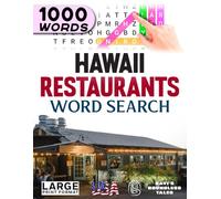 Hawaii Restaurants Word Search: Large Print