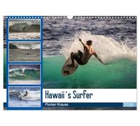 Hawaii´s Surfer (Wandkalender 2026 DIN A3 quer), CALVENDO Monatskalender: Die Wellen auf Hawaii gehören zu den schönsten weltweit. Unmöglich für einen ... Inseln lässt sich das ganze Jahr über surfen.