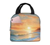 Hawaii Sea Beach - Lonchera térmica a prueba de fugas para mujeres, hombres, puesta de sol, océano, bolsa térmica para el trabajo, escuela, picnic, senderismo