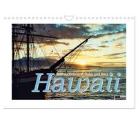 Hawaii - Sehnsuchtsinseln Oahu und Maui (Wandkalender 2026 DIN A4 quer), CALVENDO Monatskalender: Analoge Fotografie: Historie, Strandleben und Sonnenuntergänge