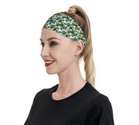 Hawaii Small Island - Diademas con estampado de isla para mujeres y hombres, bandas de sudor para correr, fútbol, gimnasio, accesorios
