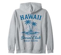 Hawaii Social Club Maui Days Island Vacaciones Sudadera con Capucha