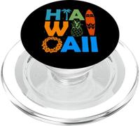Hawaii Souvenir Surfing Holiday Piña Hawaii PopSockets PopGrip para MagSafe