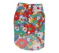 Hawaii Style Pet T - Shirt for Dogs & Cats | Tropical Summer Vest for Small/Medium Pets | Breathable Cotton Costume with Easy Design | Machine Washable (XL)