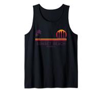 Hawaii Sunset Beach Vintage Surfista Camiseta sin Mangas