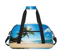 Hawaii Tropical Beach Sports Duffel Bag for Women Men, Summer Beach 24L Weekend Overnight Bag Tote Holdall Travel Gym Bag for Kids Girls Boys, color, 24 L, Organizador de bolsas